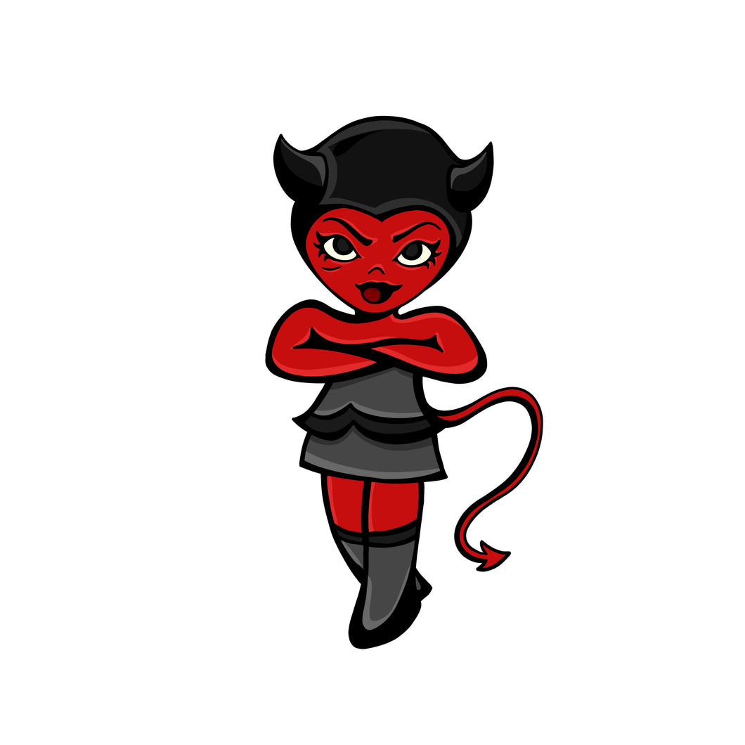 Lucy Devil Decal